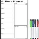 Magnetic Weekly Meal Planner & Menu Whiteboard With Pens additional 19