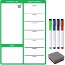 Screen Printed Magnetic Whiteboard Weekly Meal Planner & Organiser additional 35