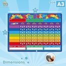 Magnetic Weekly Reward & Star Chart For Children - A3 additional 2