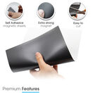 [1.5mm thick] Self-Adhesive Magnetic Sheets for Sign Making and Crafts additional 15