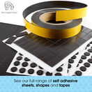 Self-Adhesive Magnetic Crafting Circles Sheet - 12.5mm Diameter additional 5