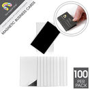 Self-Adhesive Business Card Magnets (US Size: 89mm x 51mm) Packs of 10 and 100 additional 2