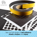 Magnetic DIY Fixing Strips - Clasps, Pairs & Latches (25mm x 25mm) additional 26