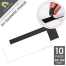 Flexible Self-Adhesive Magnetic Door & Wall Hanging Strips - 50mm x 150mm additional 63