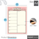 Magnetic Family Weekly Menu Planner additional 3