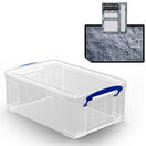Clear Storage Boxes with Base Sheet (4 or 9 Litre, Completely Transparent) additional 3