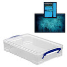 Clear Storage Boxes with Base Sheet (4 or 9 Litre, Completely Transparent) additional 13