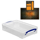 Clear Storage Boxes with Base Sheet (4 or 9 Litre, Completely Transparent) additional 17