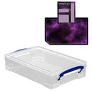 Clear Storage Boxes with Base Sheet (4 or 9 Litre, Completely Transparent) additional 19