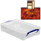Clear Storage Boxes with Base Sheet (4 or 9 Litre, Completely Transparent) additional 28