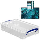 Clear Storage Boxes with Base Sheet (4 or 9 Litre, Completely Transparent) additional 30