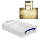 Clear Storage Boxes with Base Sheet (4 or 9 Litre, Completely Transparent) additional 21