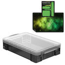 Smoke Storage Boxes with Base Sheet (4 or 9 Litre, Transparent Black with Clear Lid) additional 19